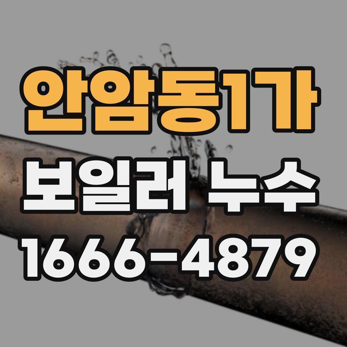 안암동1가 보일러 누수
