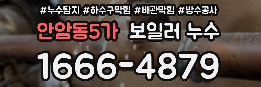 안암동5가 보일러 누수