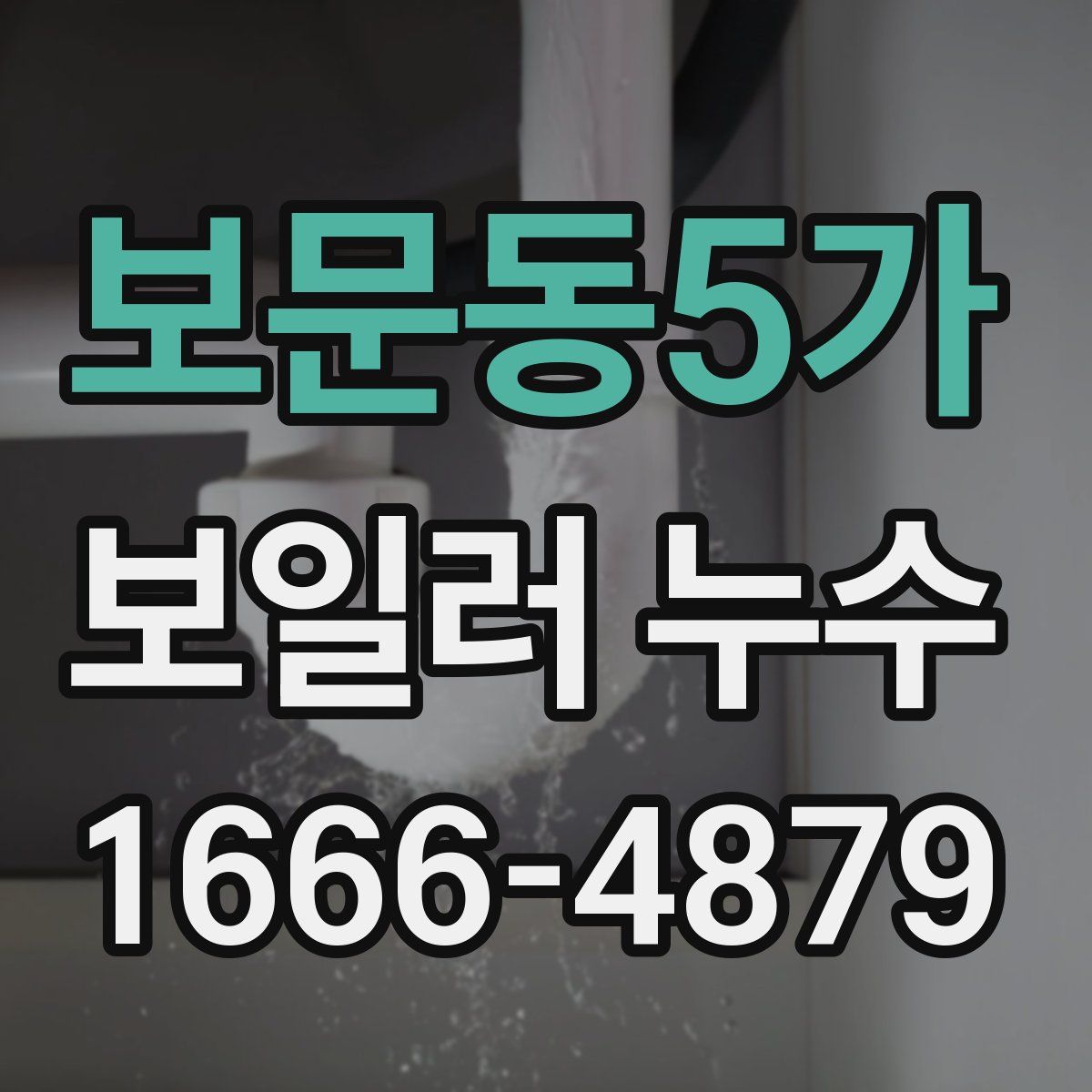 보문동5가 보일러 누수