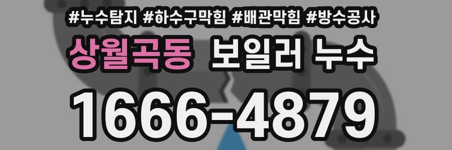상월곡동 보일러 누수
