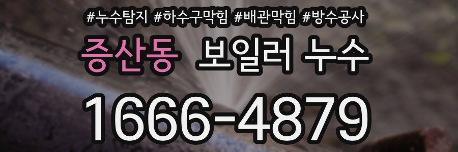 증산동 보일러 누수