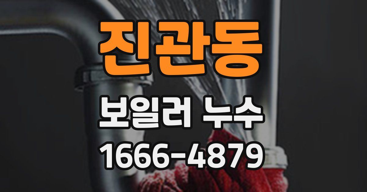 진관동 보일러 누수