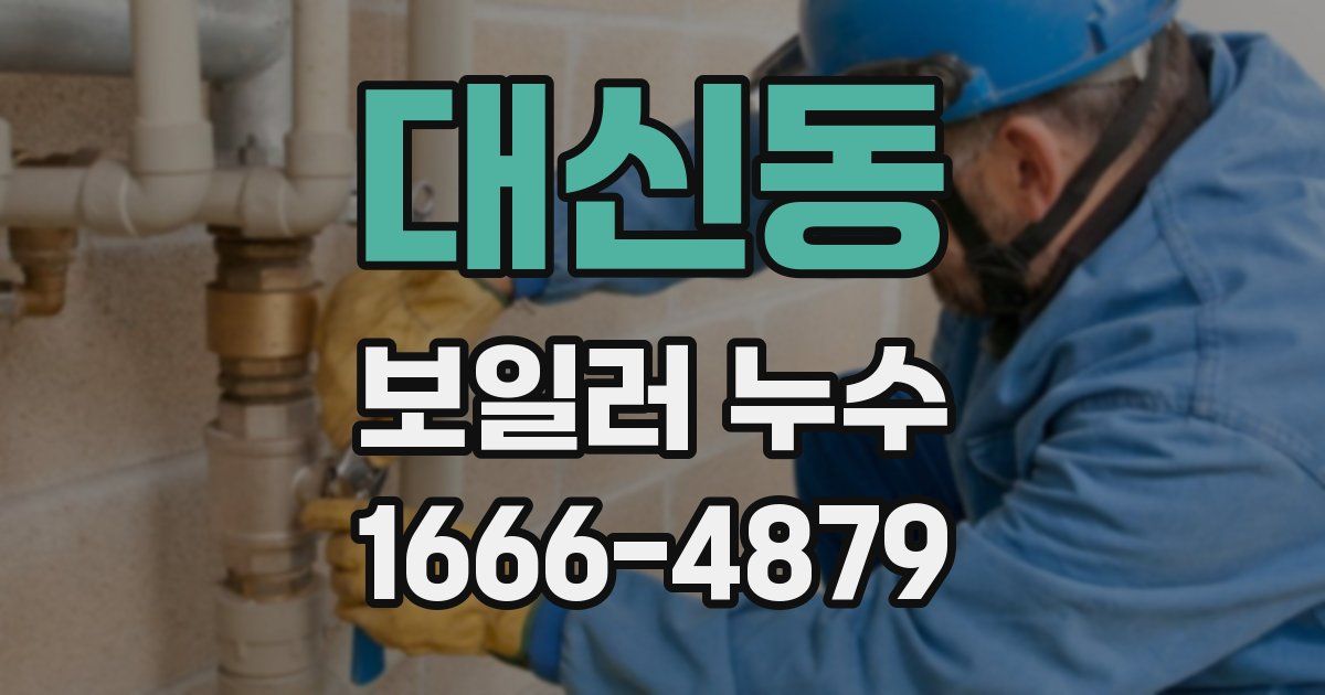 대신동 보일러 누수