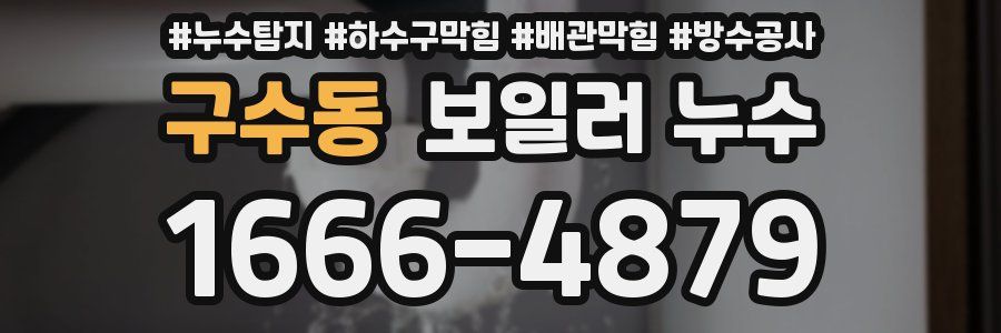 구수동 보일러 누수