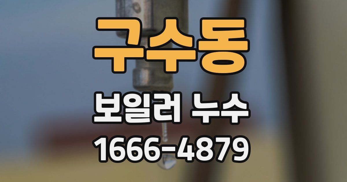 구수동 보일러 누수
