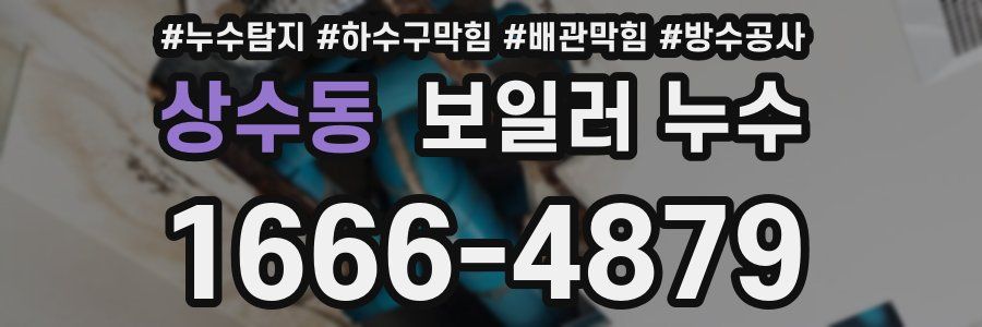 상수동 보일러 누수