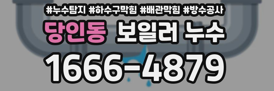 당인동 보일러 누수