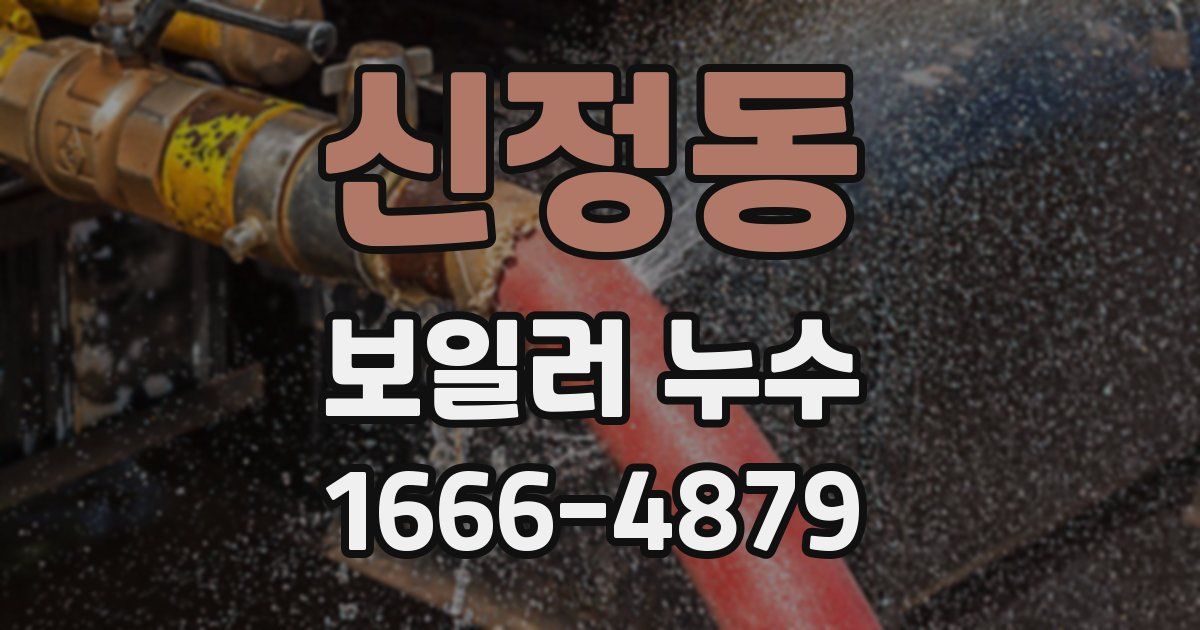 신정동 보일러 누수