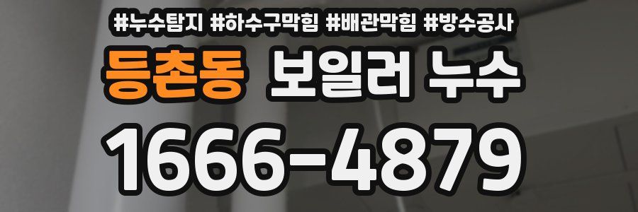 등촌동 보일러 누수