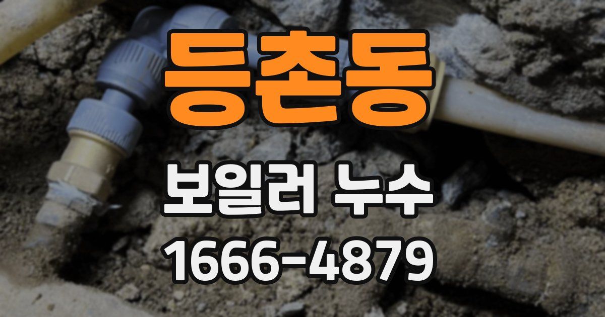 등촌동 보일러 누수