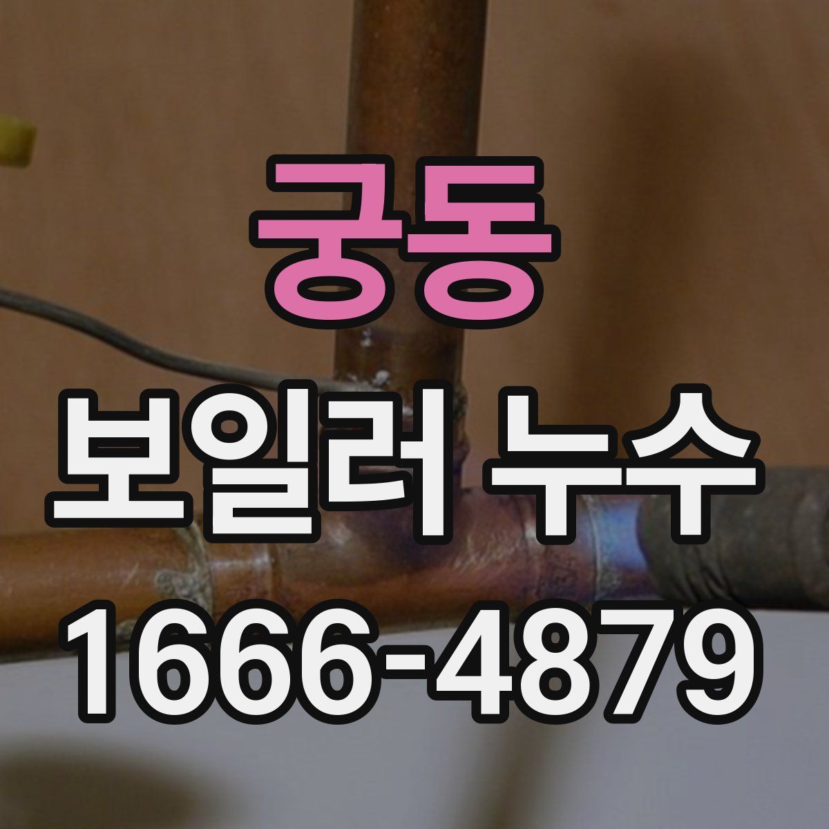 궁동 보일러 누수
