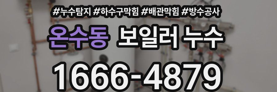 온수동 보일러 누수