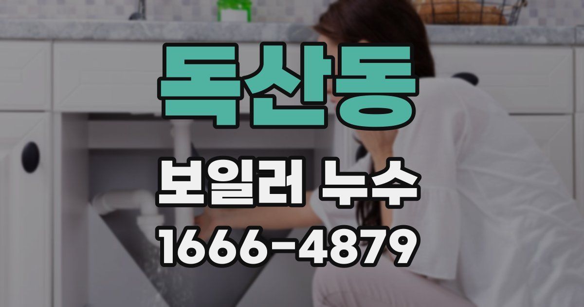 독산동 보일러 누수