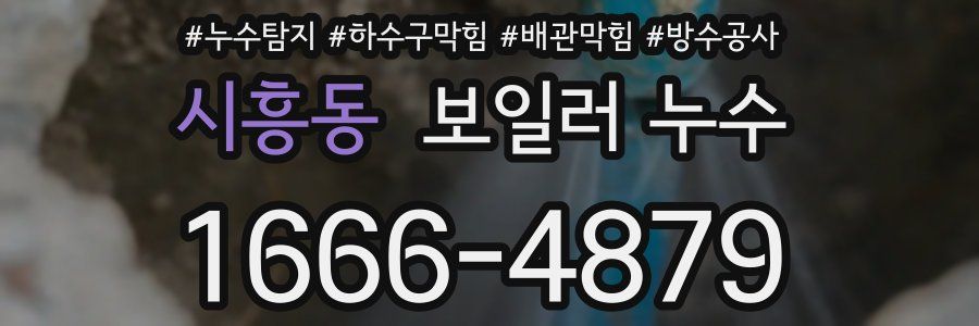 시흥동 보일러 누수