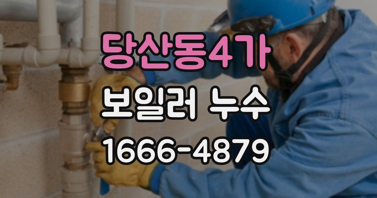 당산동4가 보일러 누수