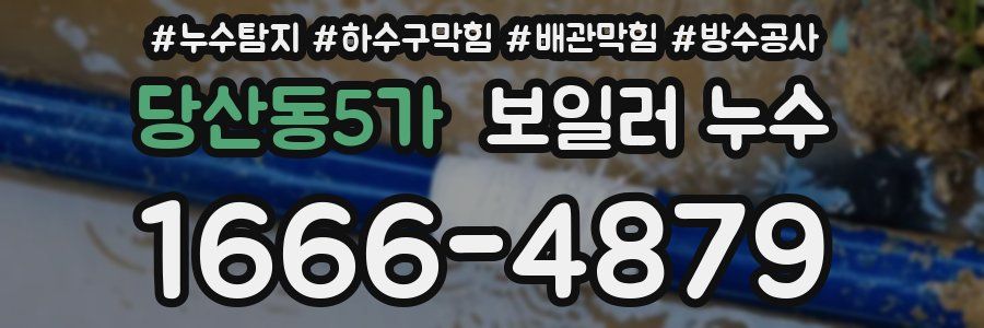 당산동5가 보일러 누수