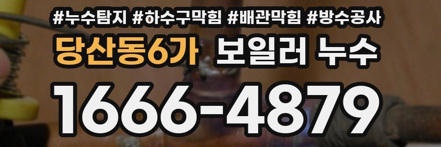 당산동6가 보일러 누수