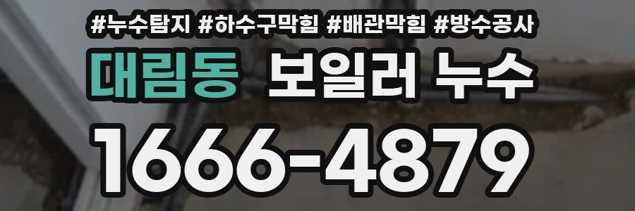 대림동 보일러 누수