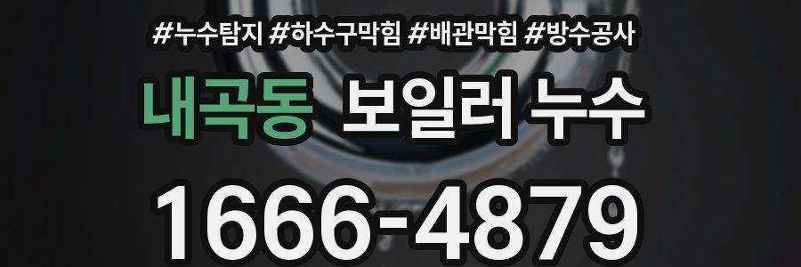 내곡동 보일러 누수
