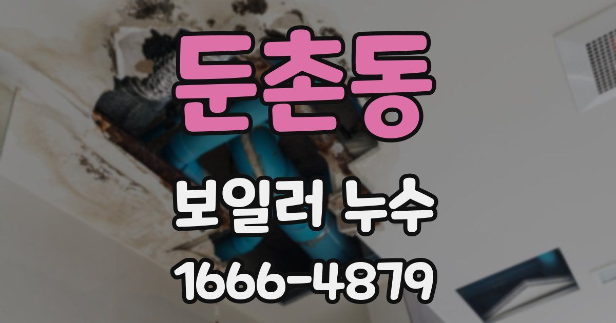 둔촌동 보일러 누수