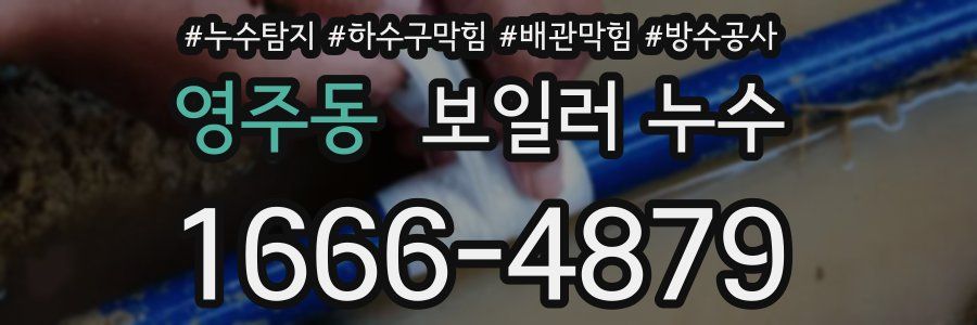 영주동 보일러 누수