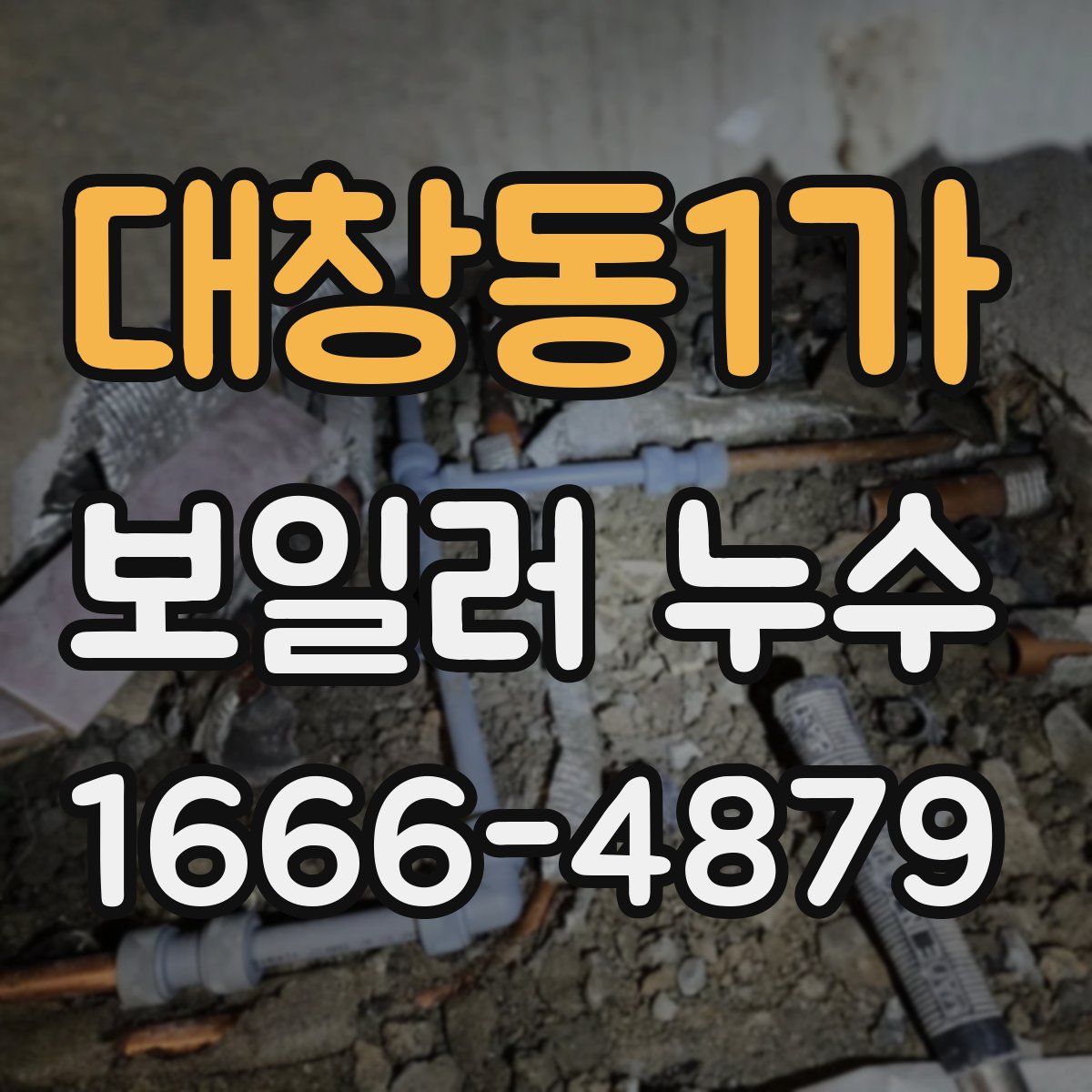 대창동1가 보일러 누수