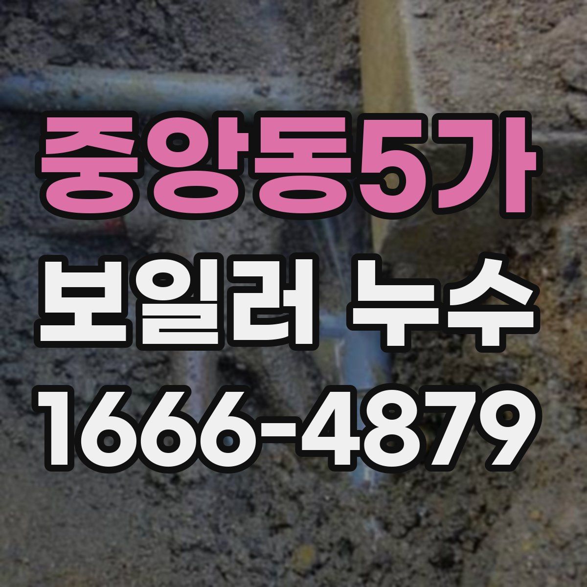 중앙동5가 보일러 누수