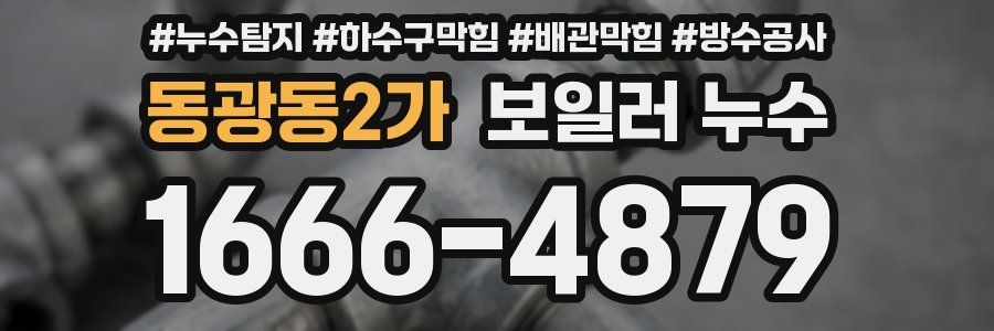 동광동2가 보일러 누수