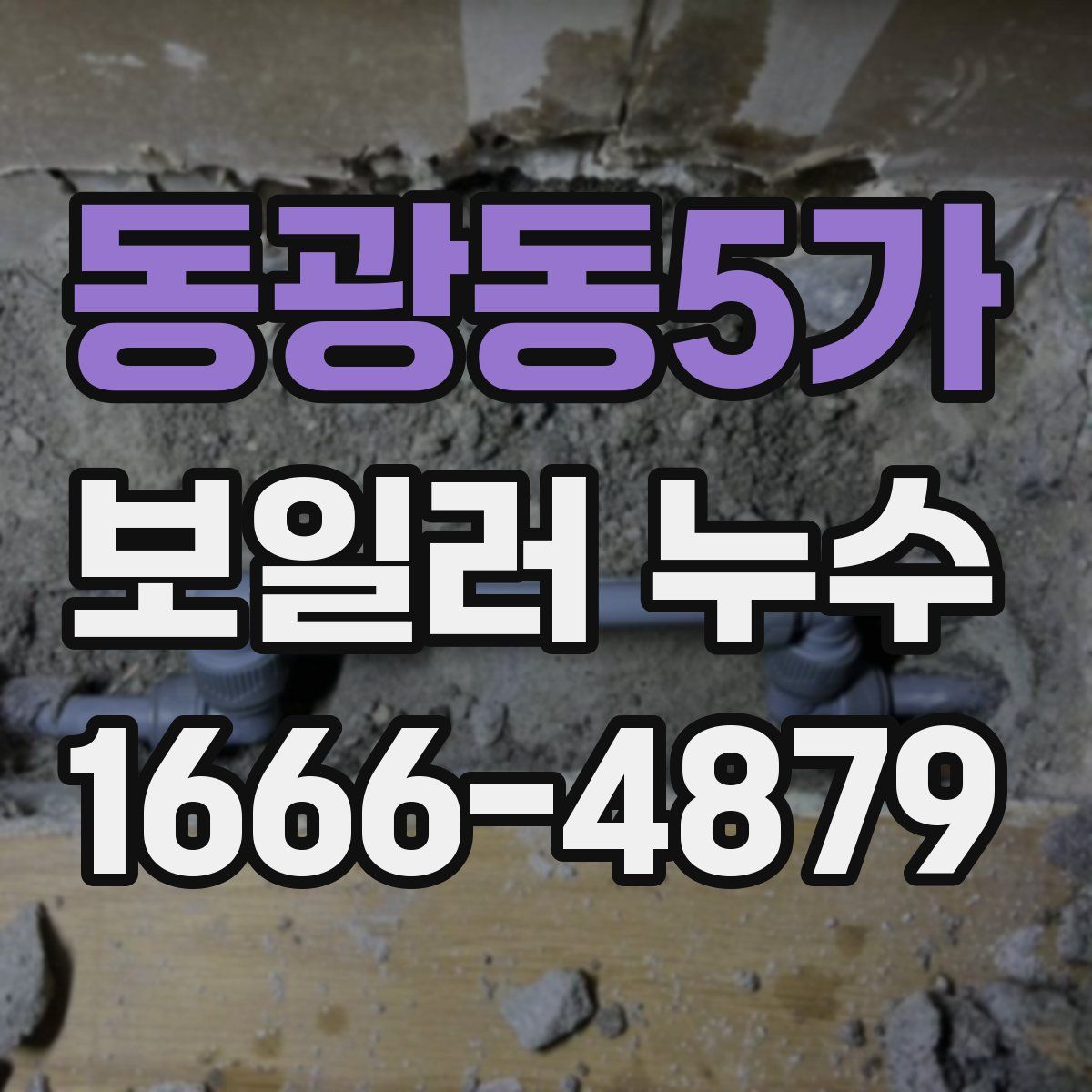 동광동5가 보일러 누수