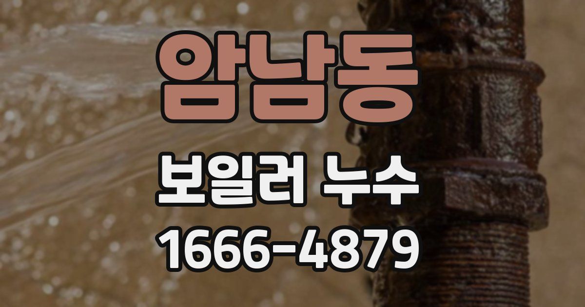 암남동 보일러 누수