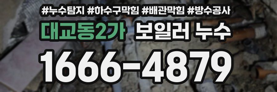 대교동2가 보일러 누수