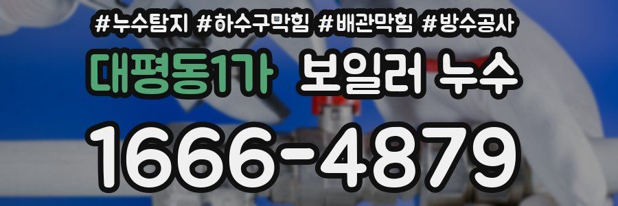 대평동1가 보일러 누수