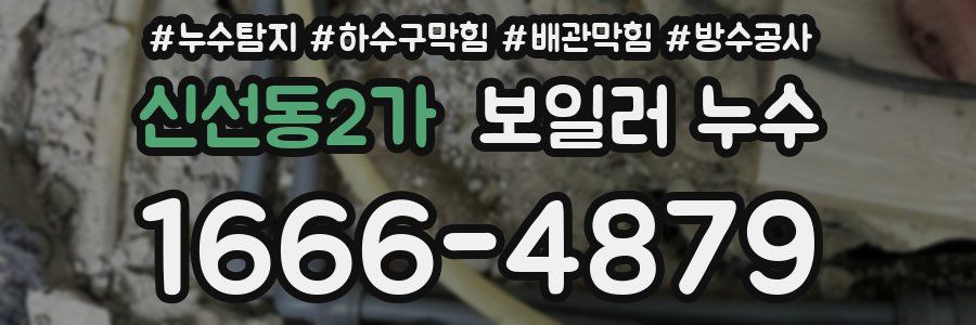 신선동2가 보일러 누수