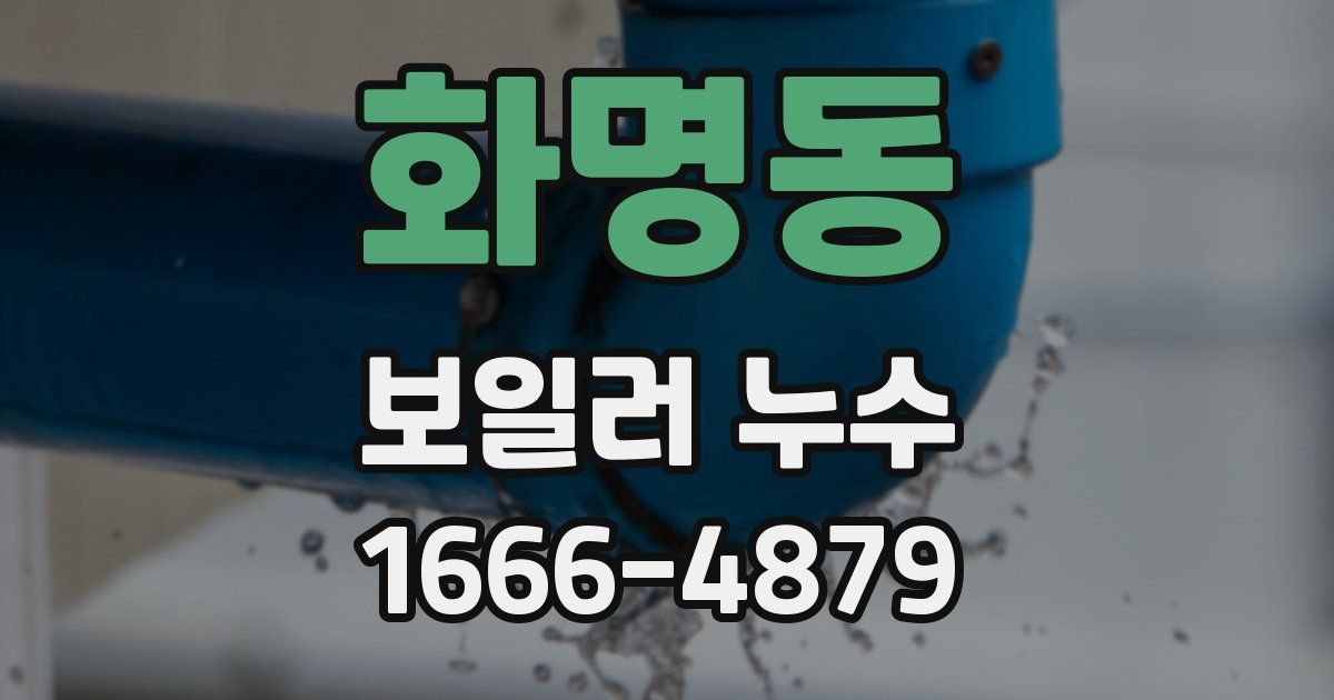 화명동 보일러 누수