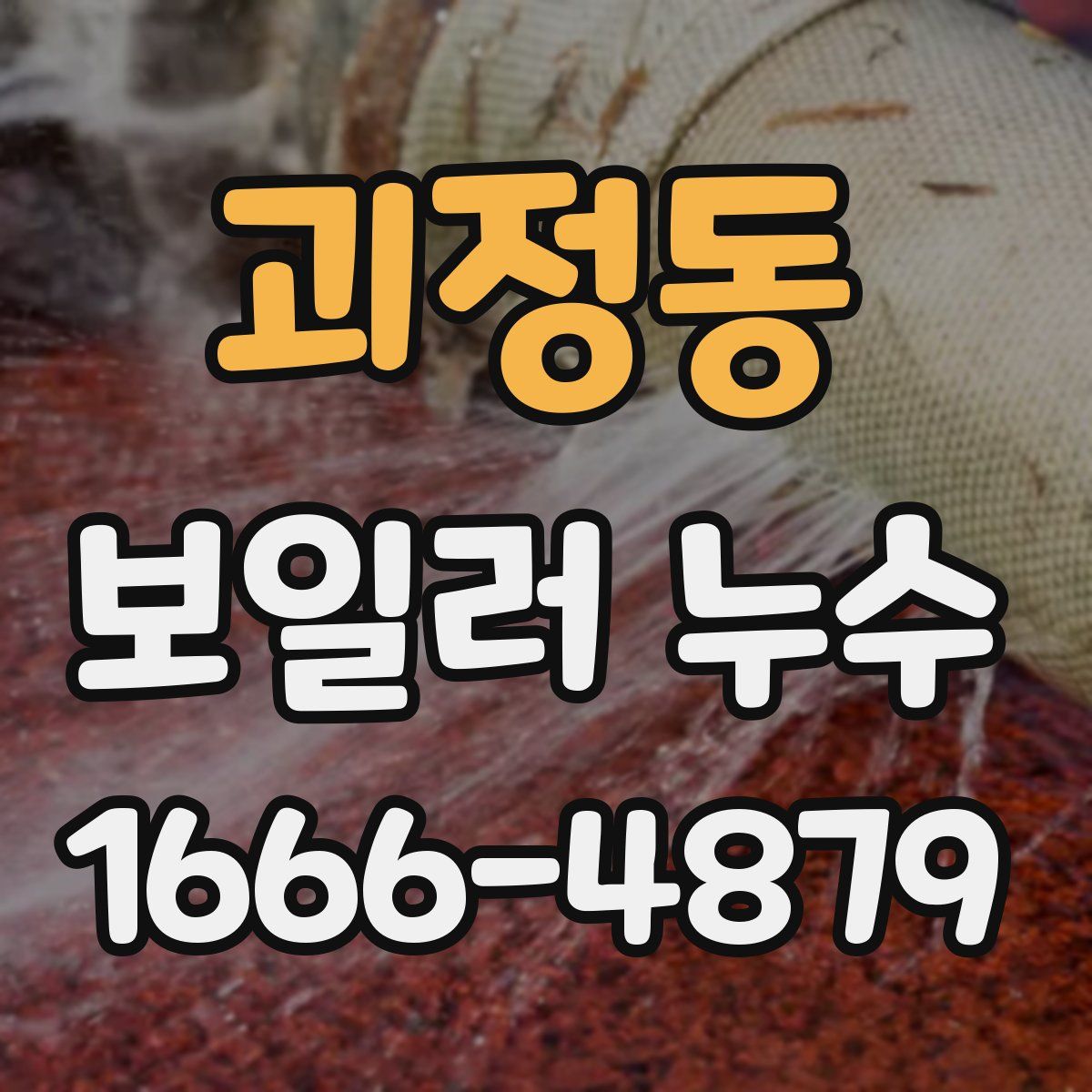 괴정동 보일러 누수