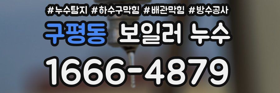 구평동 보일러 누수