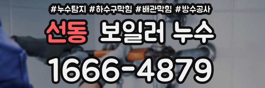 선동 보일러 누수