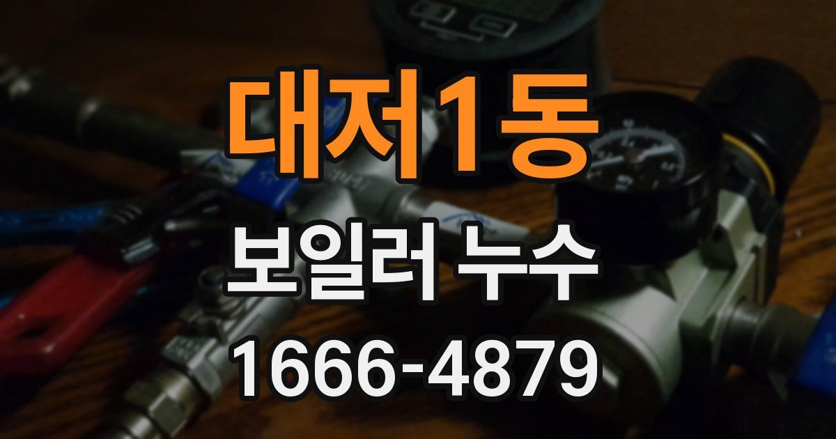 대저1동 보일러 누수
