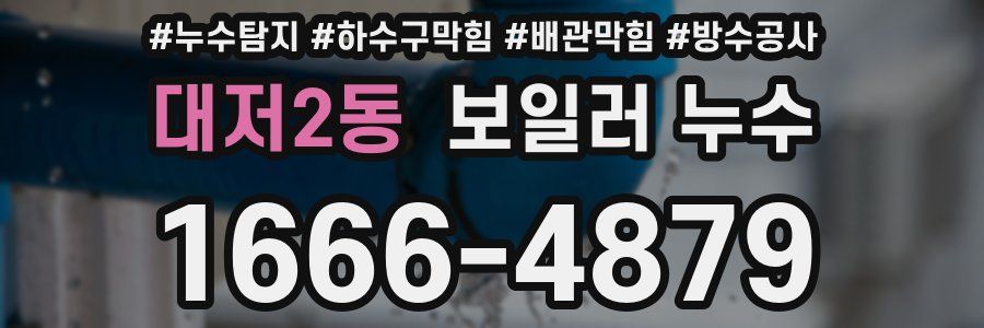 대저2동 보일러 누수