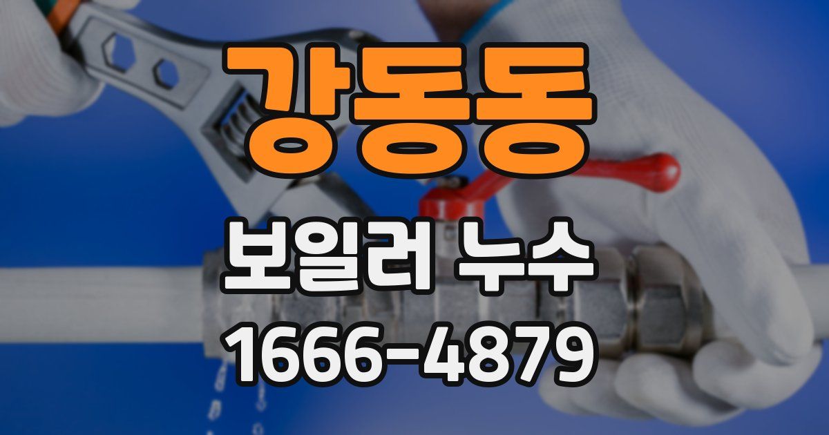 강동동 보일러 누수