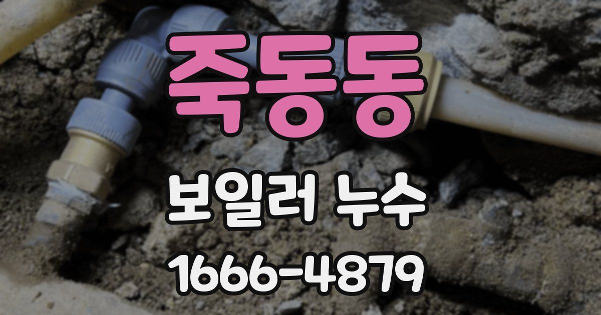 죽동동 보일러 누수