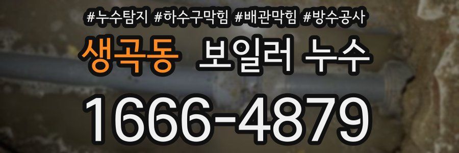 생곡동 보일러 누수