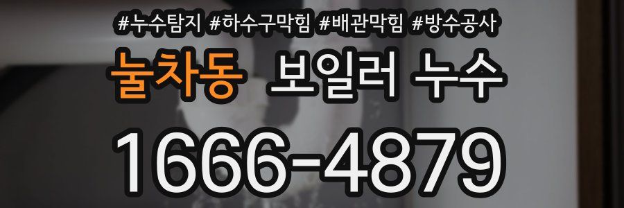 눌차동 보일러 누수