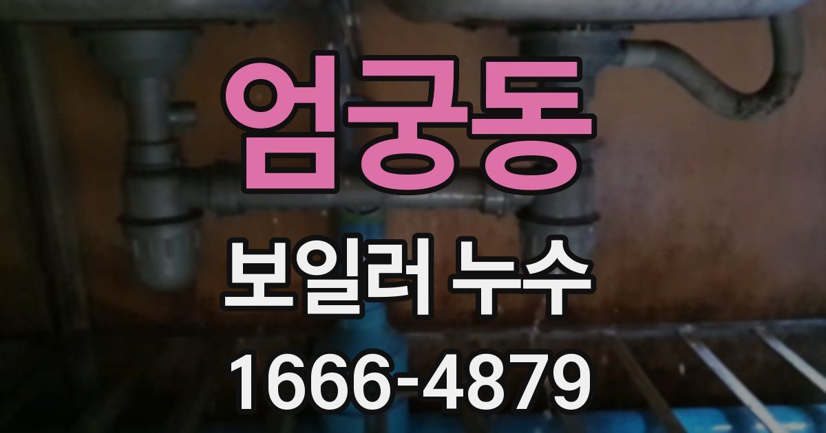 엄궁동 보일러 누수