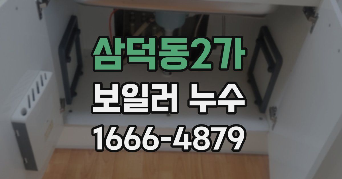 삼덕동2가 보일러 누수