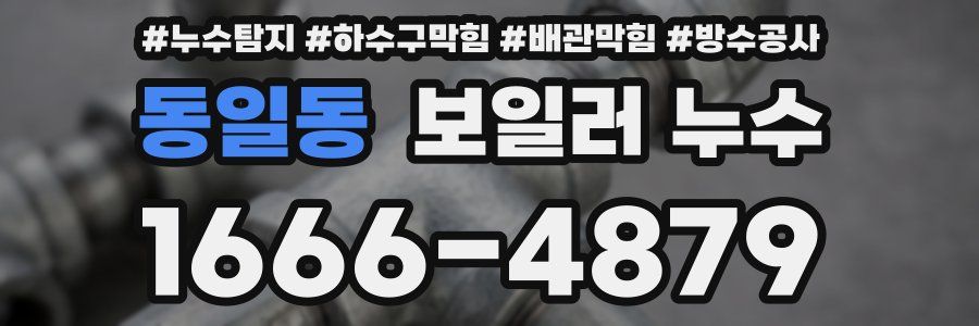 동일동 보일러 누수