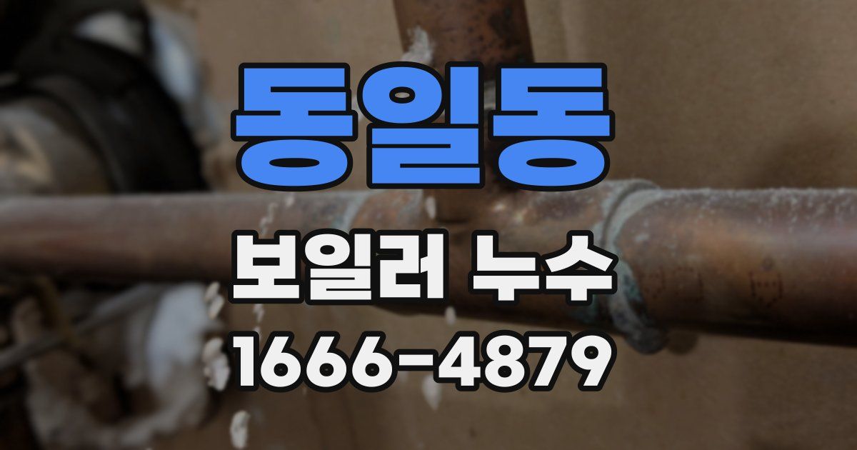 동일동 보일러 누수