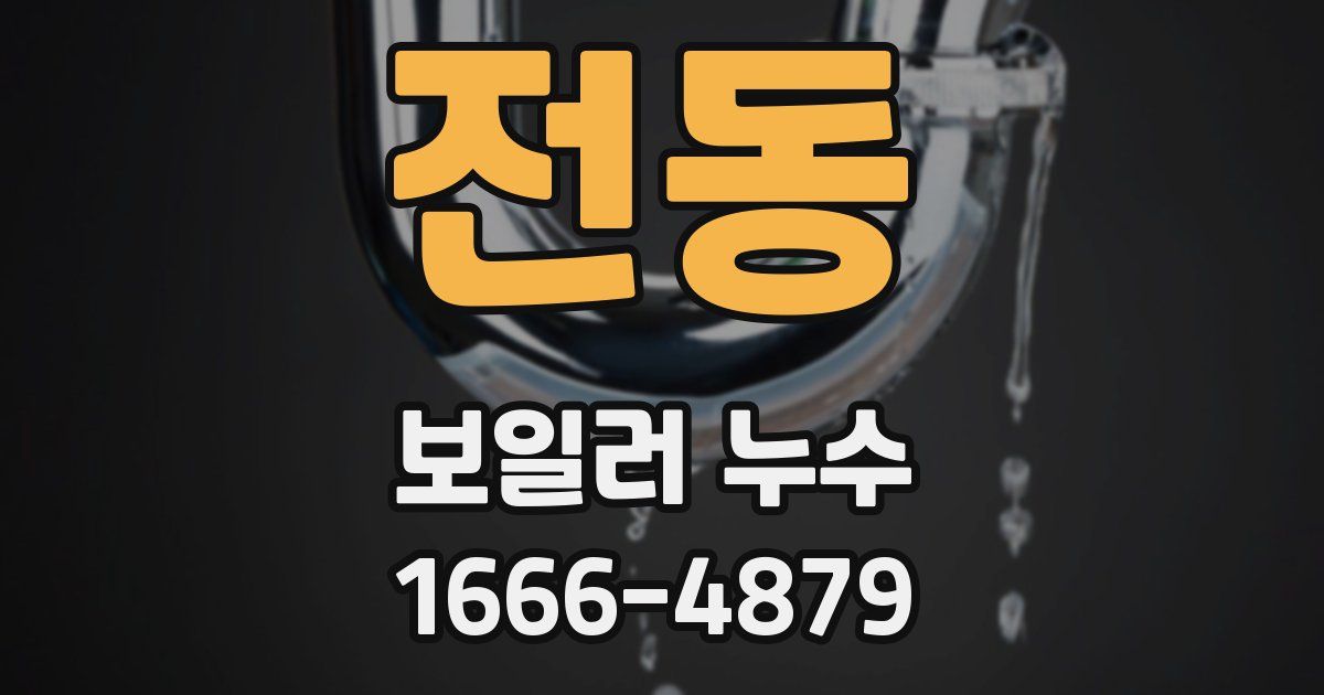 전동 보일러 누수