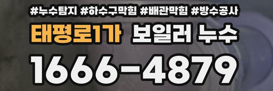 태평로1가 보일러 누수