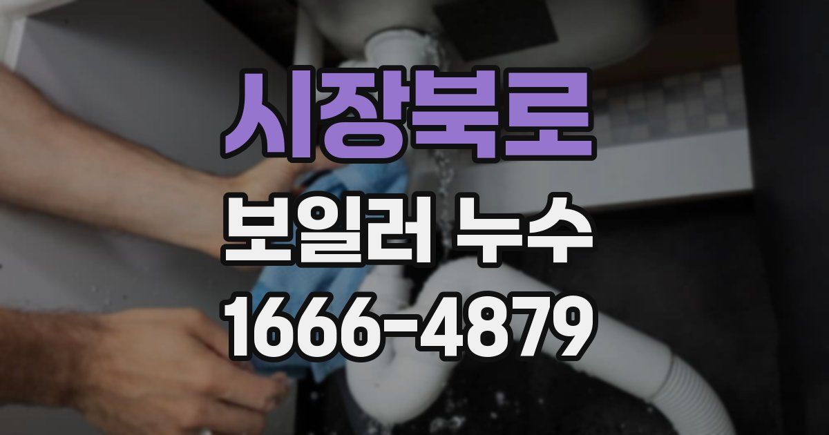 시장북로 보일러 누수